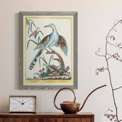 Toile encadrée Pastel Birds V Premium - prête à être accrochée