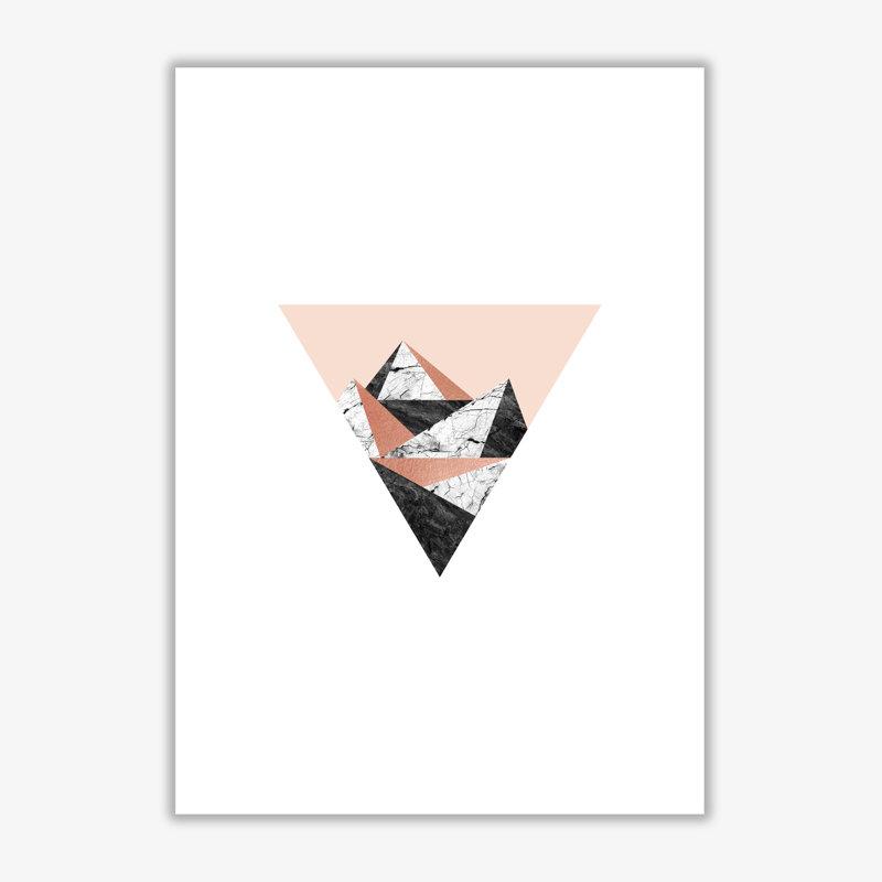 Geometric Landscape II - Print, No Frame, 30 cm H x 21 cm W x 1 cm D