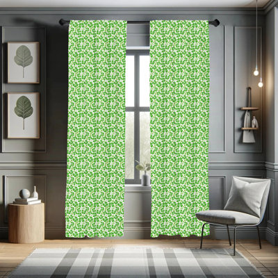 Irish Semi-Sheer Rod Pocket Curtain Panels