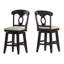 Tabouret de comptoir pivotant rembourré Marcotte-1954776650-2008173775