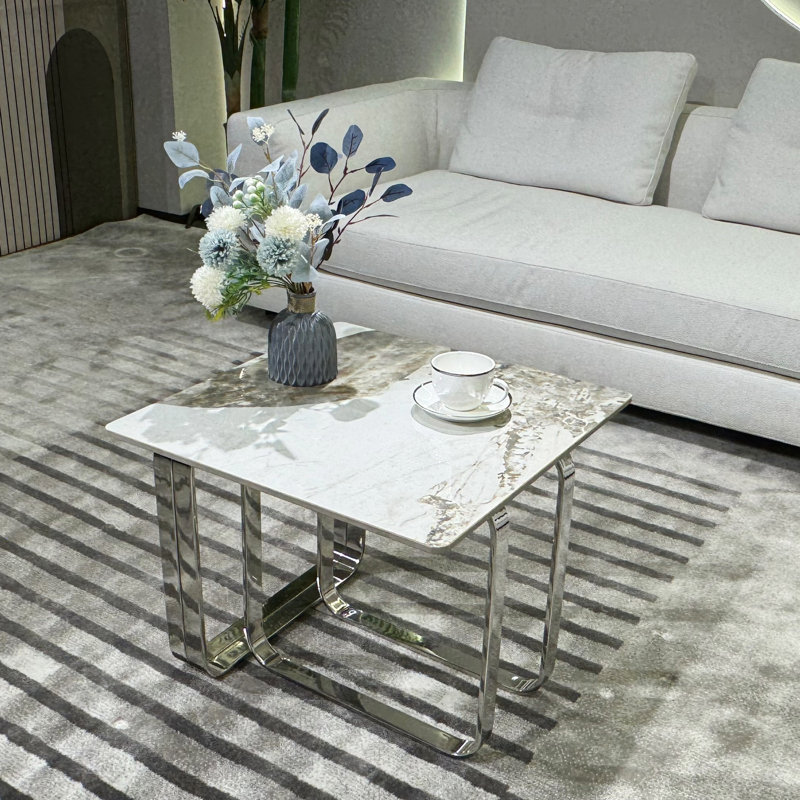 Khamyla Coffee Table, Silver