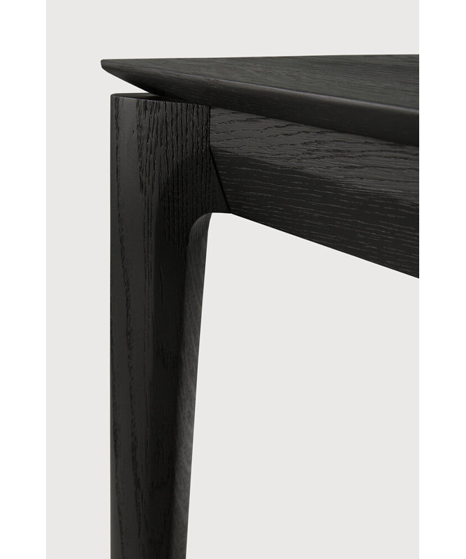 Bok Solid Wood Dining Table, Black, 30"H x 63"L x 31.5"W