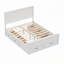 Stylish Solid Wood Platform Bed with Six Drawers for Maximum Storage-27987369