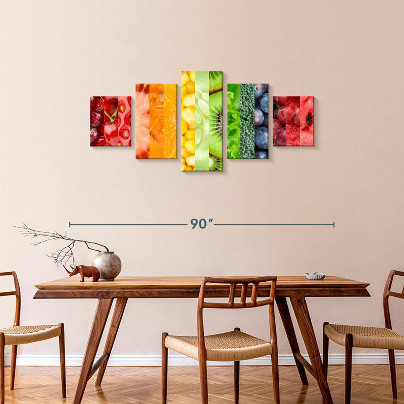 'Food For The Health, 34" H x 74" W