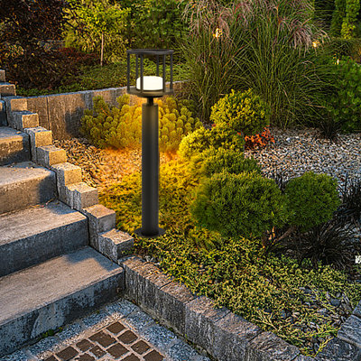 Grey Integrated LED Metal Pathway Light Pack