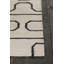 Chevella Flatweave Handmade Black, White Geometric Cotton Wool Dhurrie Rug-1952912531