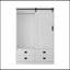 Armoire de rangement haute avec garde-robe de chambre à coucher