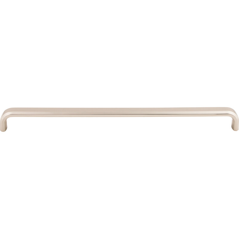 Telfair Bar pull, Polished Nickel, 12" Center to Center