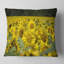 Champ de tournesols jaune vif - Coussin imprimé floral-29600526-29600530