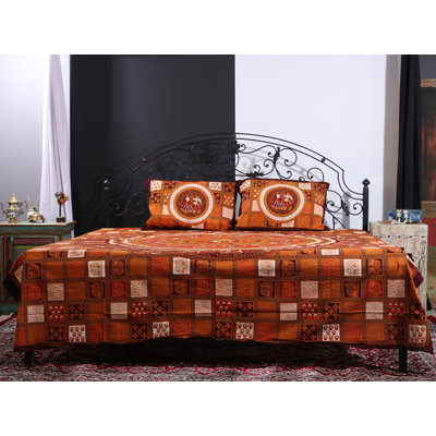 Ensemble de draps 100% coton Indian Folk Art