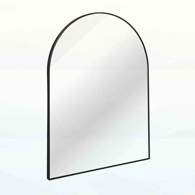 30x40 Inch Wall Mirror, Black