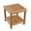 Shamorie Outdoor Square Teak Side Table