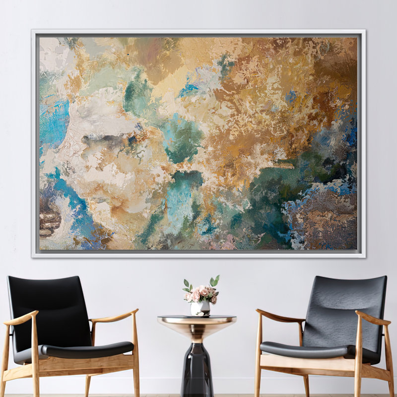 Print on Canvas, White, Framed Print without Mat, 60 cm H x 90 cm W