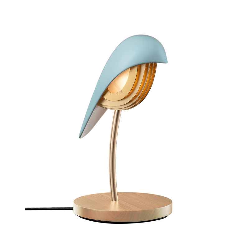 Desk Lamp, Blue/Gold