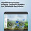 Filtre d'aquarium submersible avec réservoir d'aquarium et filtre à eau de pluie 15w-236618796