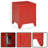 Sarkaria Steel Top End Table