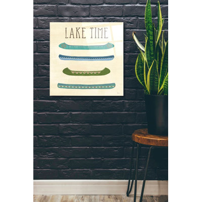 Breakwater Bay «Lake Retreat V» par Veronique Charron, art mural en verre acrylique