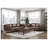 Modern Genuine Leather Sofa, 3-Seat Brown Couch with Solid Wood Frame and Pocket Coil Seating for Living Room