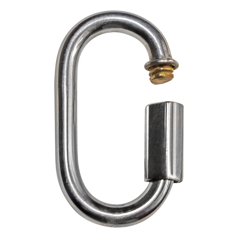Chaîne à maillons rapides, H 1,38 po x l 0,79 po x P 0,14 po, Chrome poli
