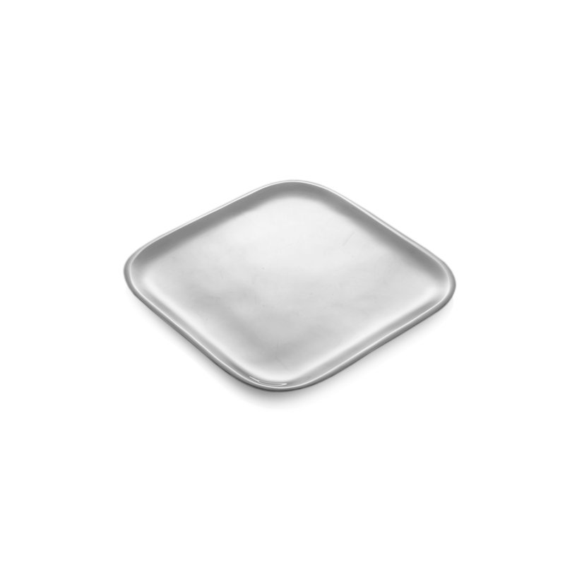 Nambe Square Platter, 0.25" H x 9" W x 9" D