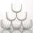 Noè 6 Bottle Tabletop Wine Bottle Rack-11317539