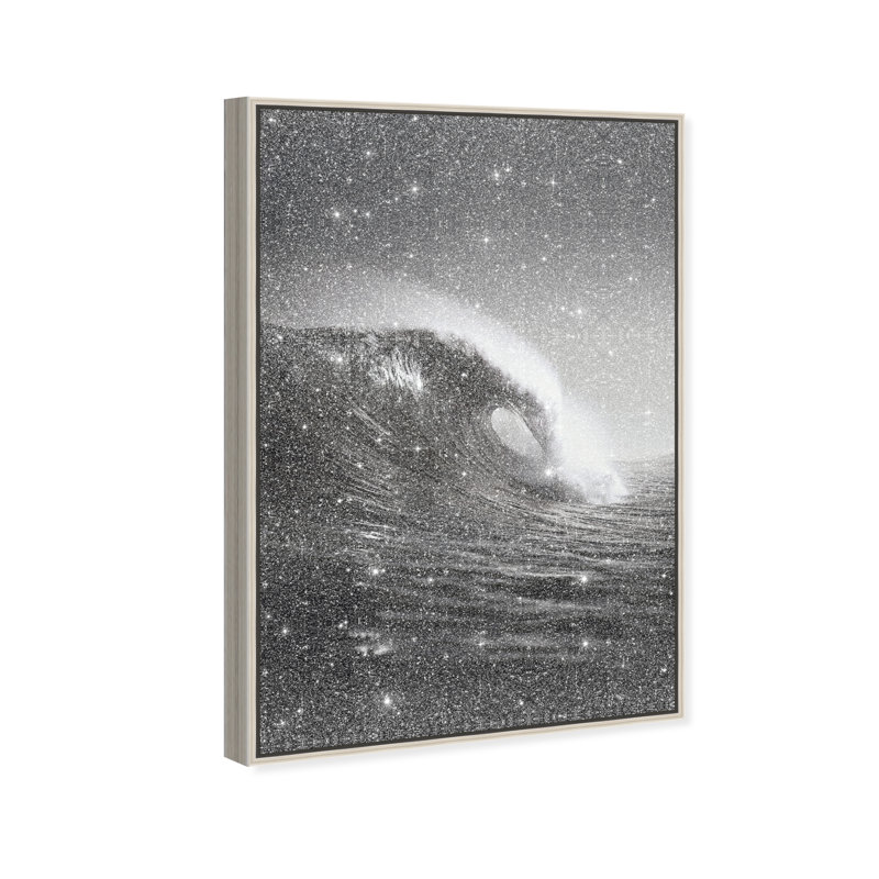Tectonic Flow II Print by Oliver Gal, 16"H x 11"W, Silver Floater Frame