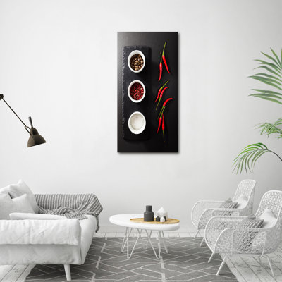 Spices And Peppers - Wrapped Canvas Print