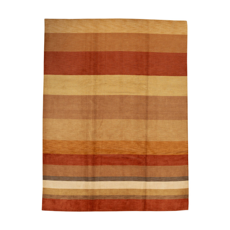 Gabbeh Wool Striped Area Rug