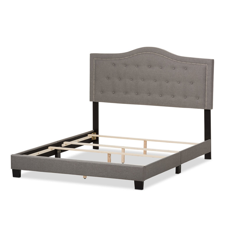 Manthey Upholstered Standard Bed, Gray, King