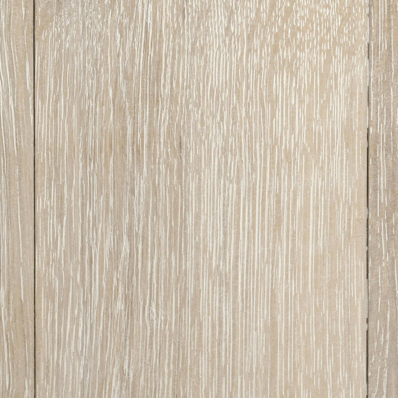 Solid Wood Sled End Table, Whitewash