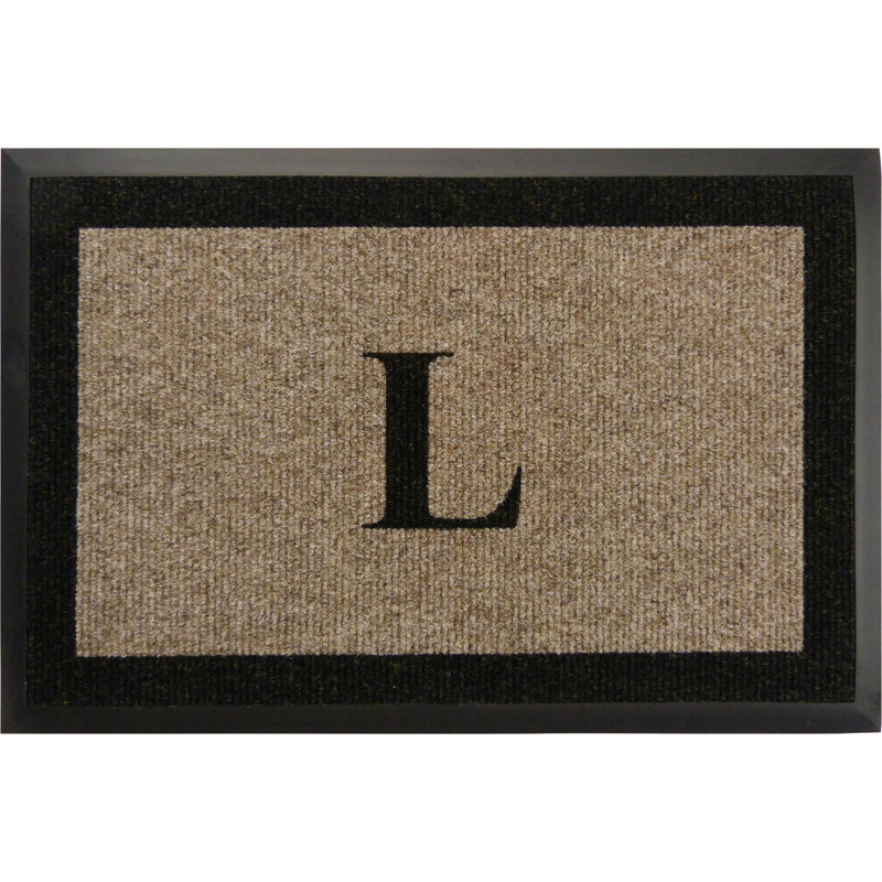 Tapis d'extérieur antidérapant Asai, Taupe, L, l 24 po x L 36 po