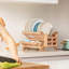Bamboo Two Tier Dish Rack