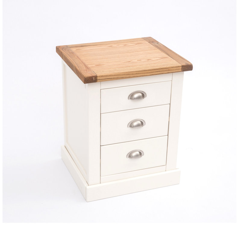 Enzo 45cm W Plywood / Laminate Board Bedside Table