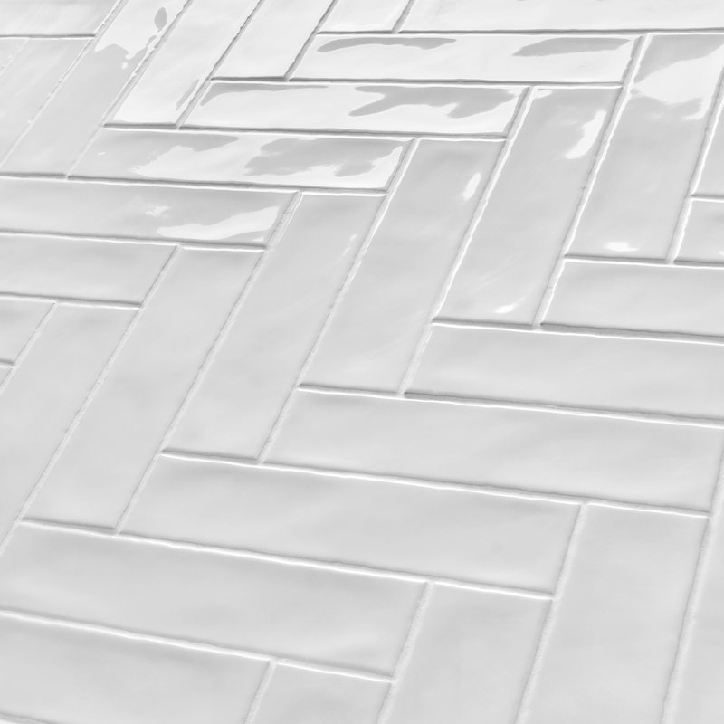 Lancaster 3x12 Polished Ceramic Subway Tile, White