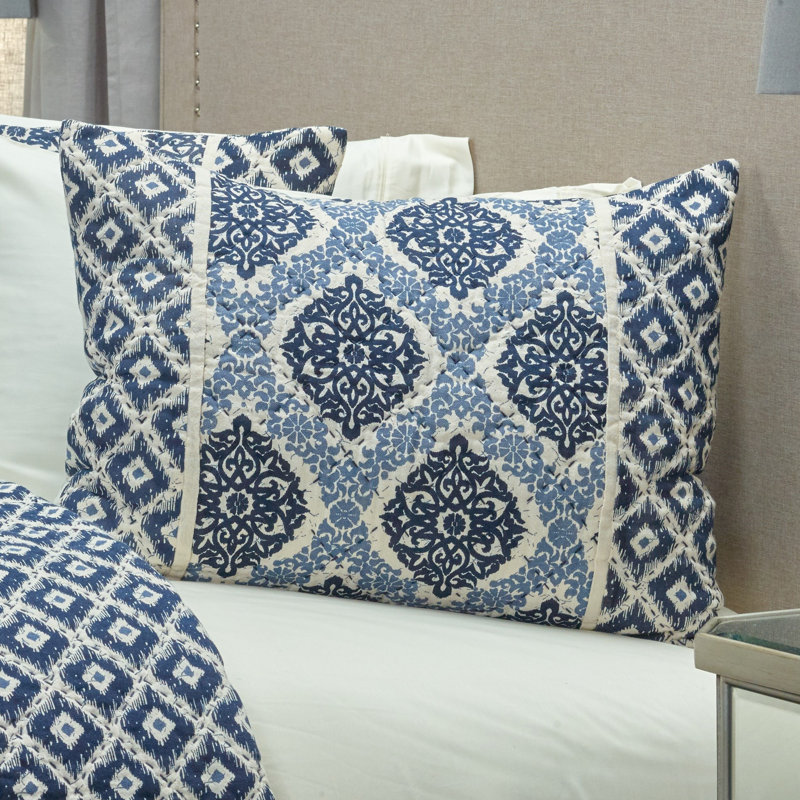 Gemma Damask Sham Set, Standard