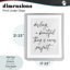 «A Beautiful Thing Is Never», reproduction sous verre encadrée, design par lettres et doublure-2143055955-2143055952