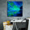  «Waves Beyond Reality» par Ann Klee, art mural sur toile, 26 po x 26 po