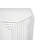 Rustic White 22" x 26" Accent Table with Geometric Octagonal Design-872064470