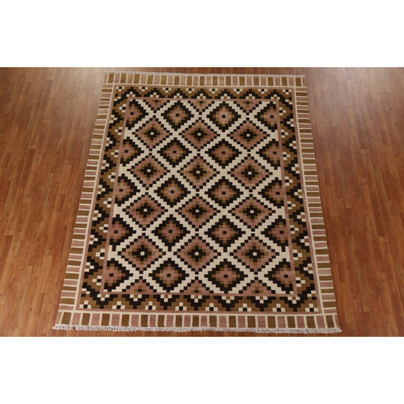 Tapis oriental géométrique Gabbeh 8 x 10