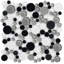 Bubble Glass Random Mosaic Wall Tile-36933715