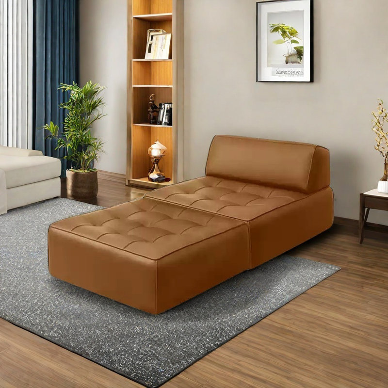 Chaise multifonctionnelle en bois massif bricolage, Brun jaunâtre