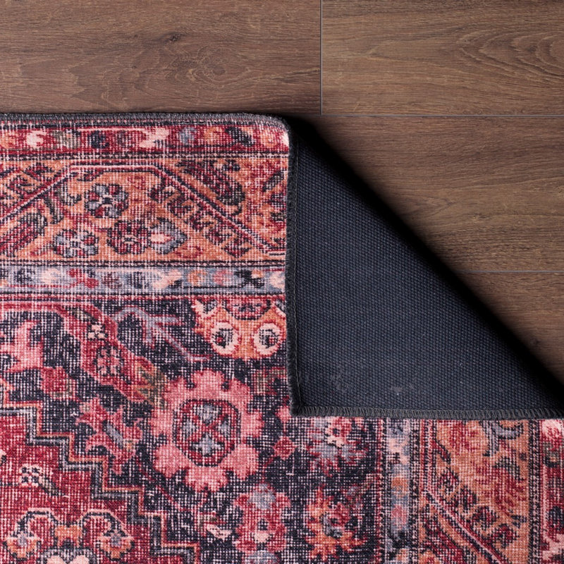 Luxurious Machine Washable Carpet, 100% Polyester, 7.5 x 10.8 Feet | Pile Height: 0.2 Inches, 1850 g/m² | Recycled Poly Cotton Underside, Easy Care, Perfect for Living Room & Bedroom, Soft & Durable Design