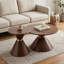 Ensemble de 2 tables basses rondes tendance