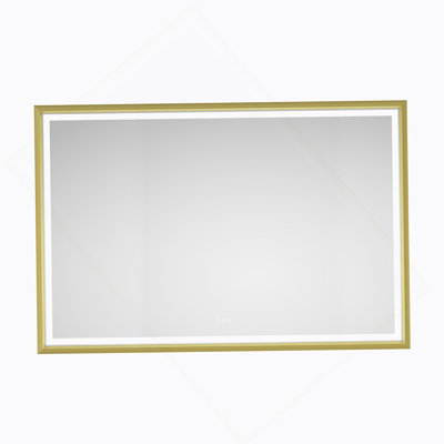 LED Bathroom Mirror with Front and Backlight