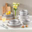 Service de table 16 pièces en grès, service pour 4 Pays de la loire-115227949