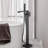 Floor Mounted with Handheld Shower  Waterfall Tub Faucet Floor Mount Bathroom Tub Filler Mixer Tap-99928268