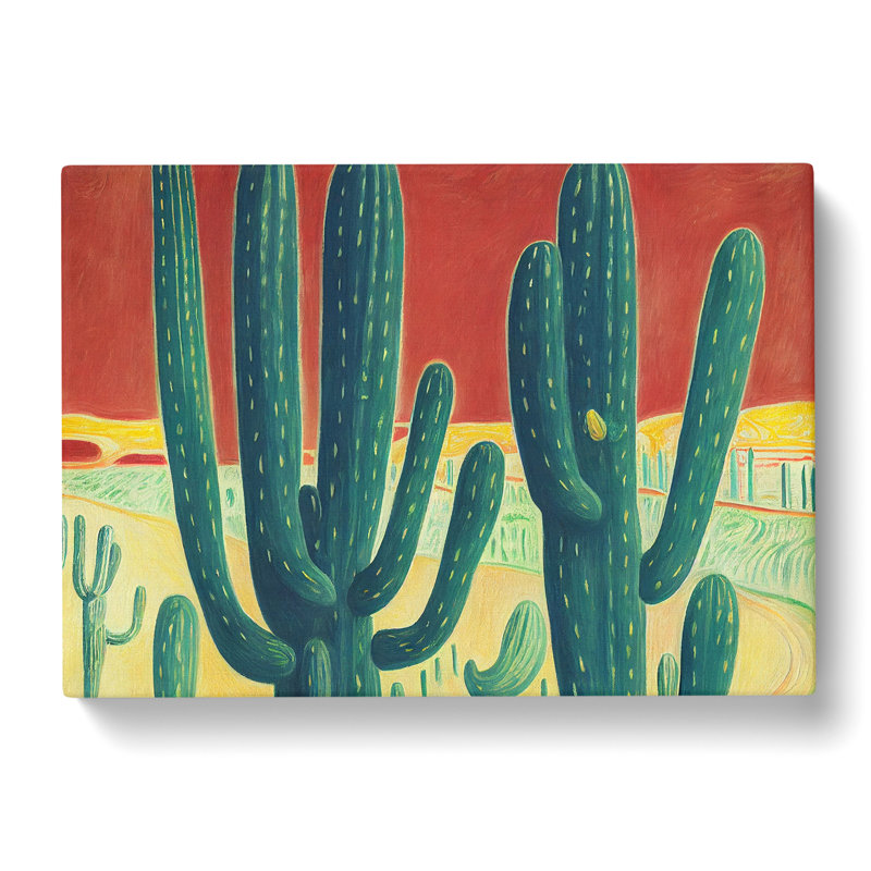Evolving Cactus - Wrapped Canvas