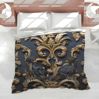 Ornate Birds Flourish Comforter