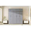Grand lit escamotable mural avec armoire supérieure-2036262743