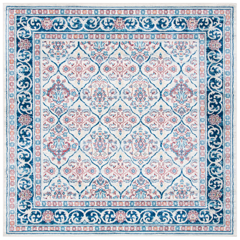 Brentwood Performance Oriental Rug, Square 6'7"